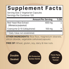 NatureBell label detailing CoQ10 strength and usage for energy support