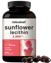 NatureBell Sunflower Lecithin softgels bottle front for daily wellness