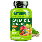 Naturelo Bariatric Multivitamin bottle for post-surgery daily capsules.