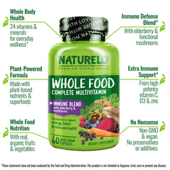 Naturelo elderberry extract capsules for plant-based immune support.
