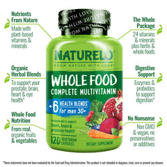 Naturelo plant-based ingredients close-up highlights nutrient-rich formulation for everyday wellness.