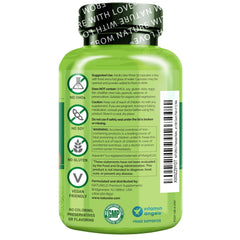 Close-up of Naturelo Postnatal Multivitamin capsules showing easy digestion use.