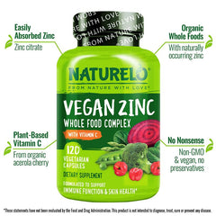 Naturelo zinc acerola cherry ingredient close-up highlighting vitamin C.