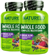 Naturelo Whole Food Multivitamin elderberry bottle supports daily immune health