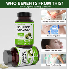 NaturePlanet 12-in-1 herbal capsules close-up for convenient daily nutrition