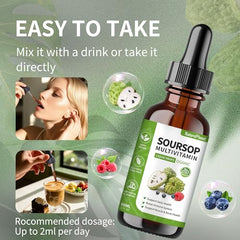 NaturePlanet Soursop Bitters Capsules bottle for on-the-go nutrition.