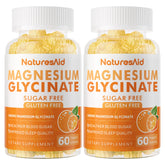 Natures Aid Magnesium Glycinate Gummies bottle front suggesting calm mood support
