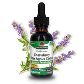 Nature's Answer alcohol-free Vitex Berry bottle for daily hormonal balance support.