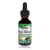 Nature's Answer Black Walnut and Wormwood extract bottle—potent digestion-support liquid.