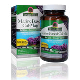 Nature's Answer Calcium Magnesium capsules in a bottle, 120 count, for daily sleep and bone support