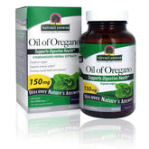 Nature's Answer Oil of Oregano softgels bottle shows the 90-count container for daily support.
