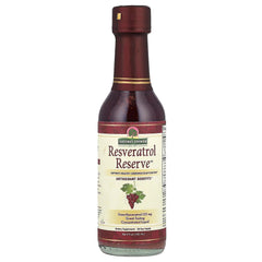 Nature's Answer Resveratrol Reserve bottle highlights an alcohol-free, antioxidant-rich formula for daily wellness.