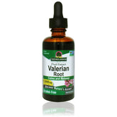 Nature's Answer valerian root 2-ounce bottle front for easy relaxation support.