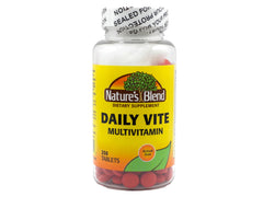 Nature's Blend Daily Vite 250 tablets bottle front view for everyday wellness