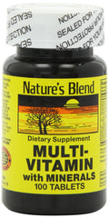 Nature's Blend NAT B Multivitamin & Mineral TB bottle front for daily supplement routine