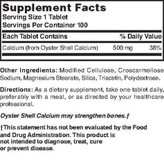 Nature's Blend Oyster Shell Calcium package displayed for everyday supplement routine
