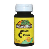 Nature's Blend Vitamin C 250 mg tablets bottle for daily use.