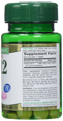 Nature's Bounty B-12 1000 mcg tablets vegetarian-friendly formula