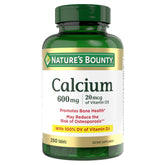 Nature's Bounty Calcium D3 bottle front view highlighting bone support