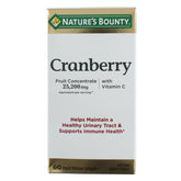 Nature's Bounty Cranberry softgels — pack front view, convenient two-pack for urinary health support.