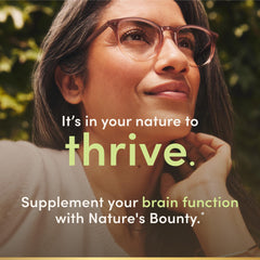 Cápsulas recubiertas de Nature's Bounty Ginkgo Biloba para consumo diario cómodo.
