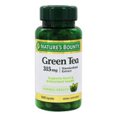 Nature's Bounty Green Tea Extract bottle showing 315mg formula for antioxidant support.