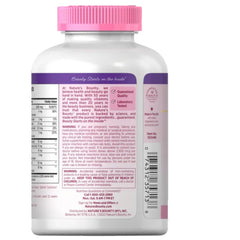 Nature's Bounty Hair Skin Nails label view - includes collagen and antioxidant blends.