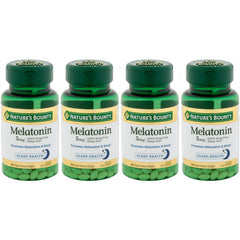 Nature's Bounty Melatonin softgels bottle supports calmer, more rested nights.