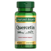 Nature’s Bounty Quercetin bottle for daily immune support.