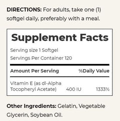Nature's Bounty softgels packaging emphasizing non-GMO and no artificial additives.