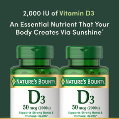 Softgels being poured from the bottle for easy daily swallowing.