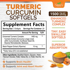 Nature's Choice BioPerine absorption graphic demonstrates improved turmeric uptake.