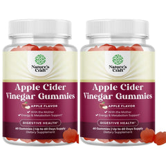 Natures Craft ACV Gummies with the Mother bottle shown for daily immune and digestion support.