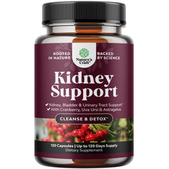 Natures Craft Advanced Kidney Support bottle for daily kidney wellness.