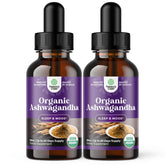 Natures Craft Ashwagandha Liquid Drops bottle with dropper for calm mood support.