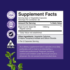 Natures Craft Black Seed Oil Capsules closeup reveals smooth capsules and nutty aroma