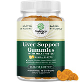 Natures Craft Cleansing Liver Detox Gummies bottle with lemon flavor for daily liver support