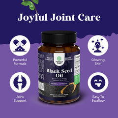 Natures Craft cold-pressed black seed oil capsules in premium packaging close-up