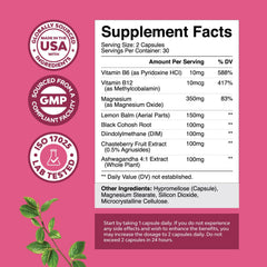Natures Craft DIM based formula image emphasizing estrogen balance ingredients for menstrual wellness