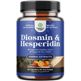 Natures Craft Diosmin Hesperidin 1000mg bottle for vascular support.