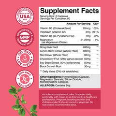 Natures Craft capsules showcase a potent herbal blend for balanced mood.