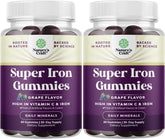 Natures Craft extra-strength iron gummies bottle for daily energy support