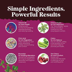 Herbal blend illustration with turmeric and tart cherry within G-Cleanse ingredients.