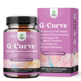 Natures Craft G-Curve bottle front highlights herbal support for curves.