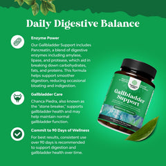 Natures Craft Gallbladder Support capsules ready to swallow for smoother digestion.