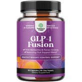 Natures Craft GLP-1 Berberine bottle front highlights vegan, gluten-free daily wellness.