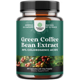 Natures Craft Green Coffee Bean Extract bottle shown for daily energy support.