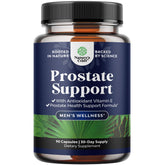 Nature's Craft Herbal Prostate Supplement bottle with capsules for urinary support.