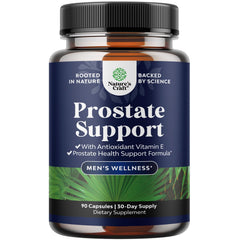Nature's Craft Herbal Prostate Supplement bottle with capsules for urinary support.