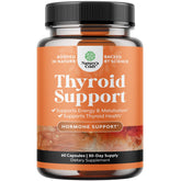 Natures Craft Herbal Thyroid Support bottle showing daily energy balance potential.